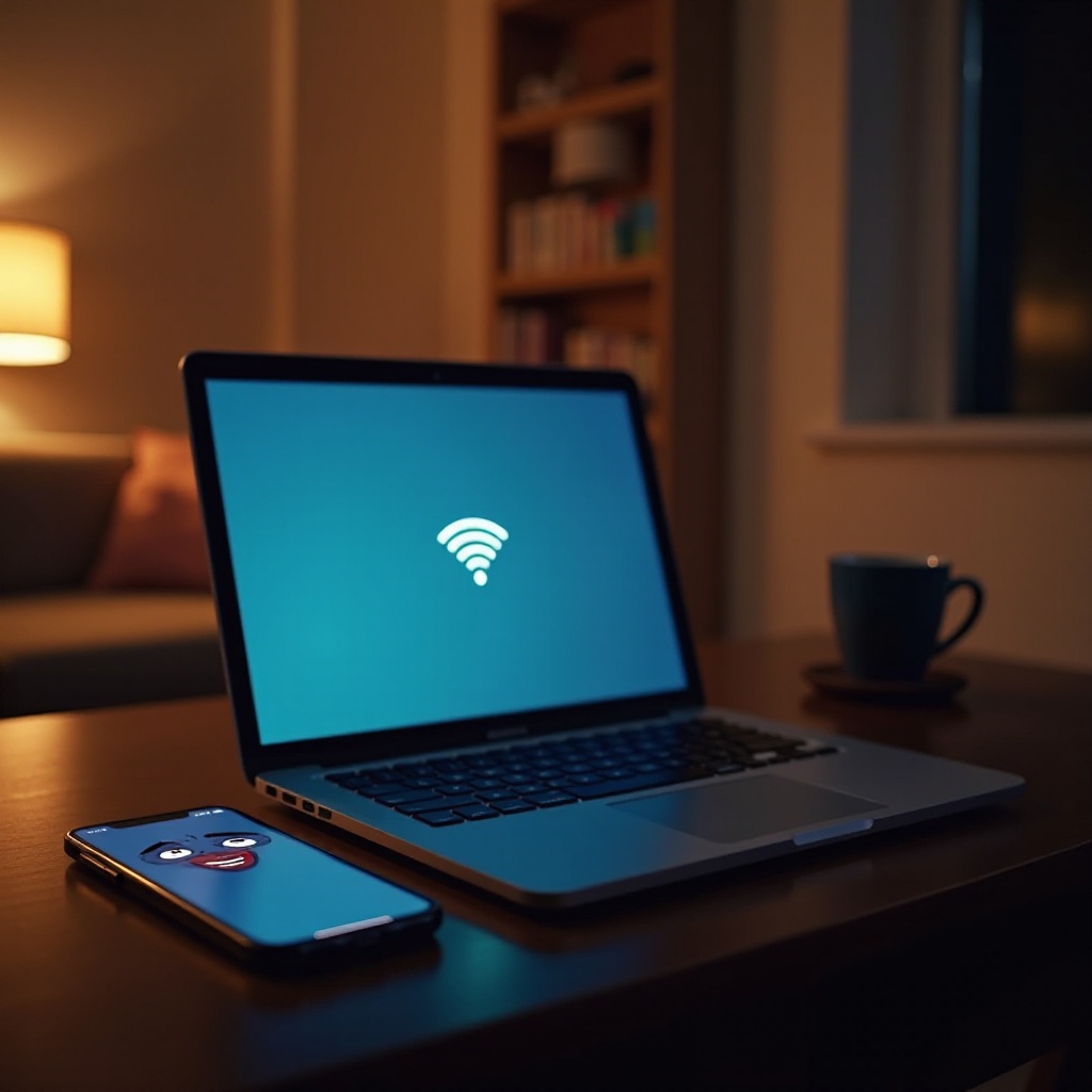 WiFi działa na komputerze, ale nie na telefonie
