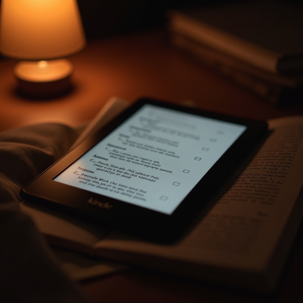 resetare viteza de citire kindle