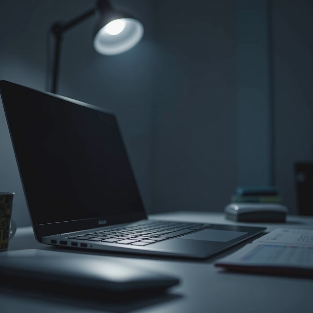 chybějící kurzor na laptopu Asus