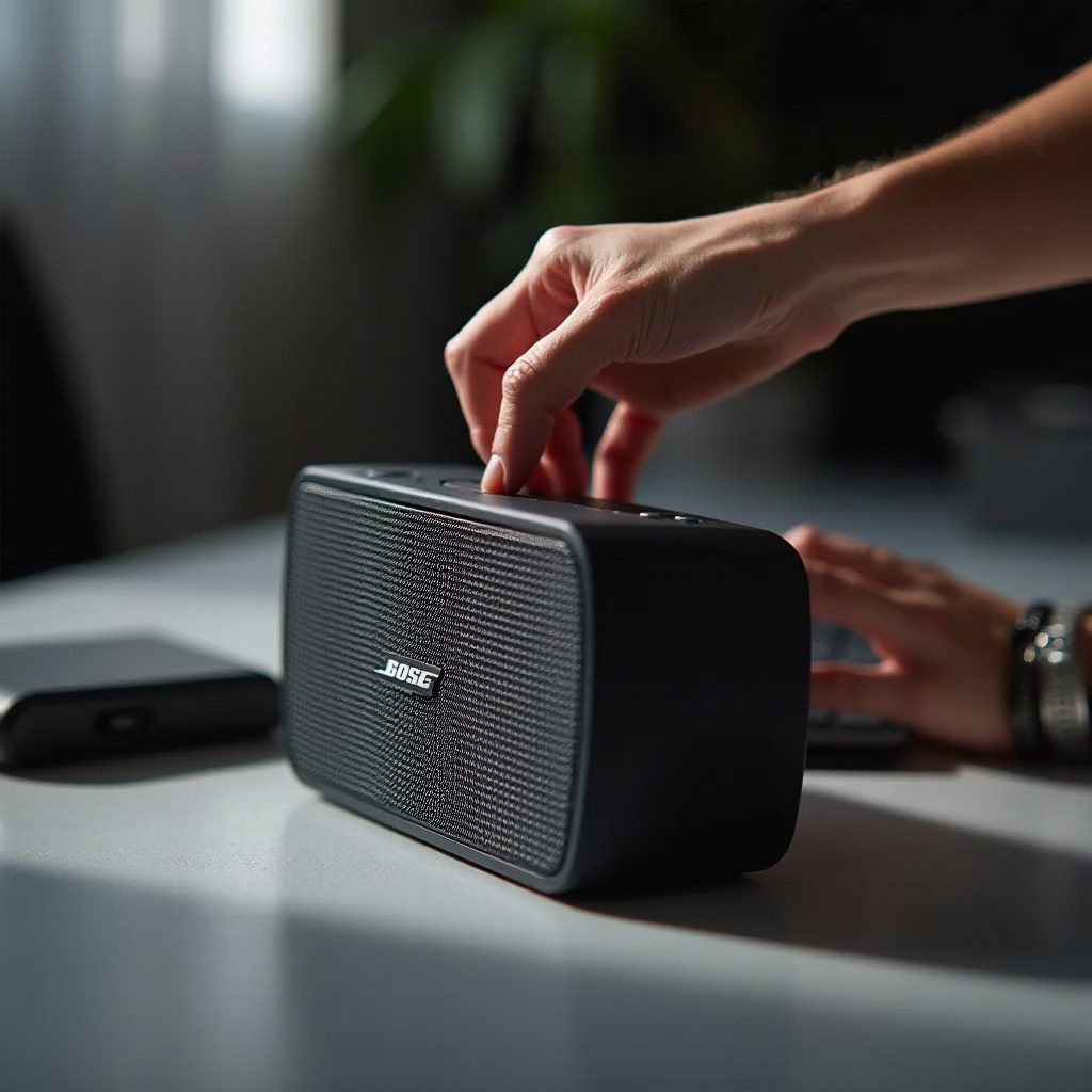 нулиране на колонката Bose SoundLink