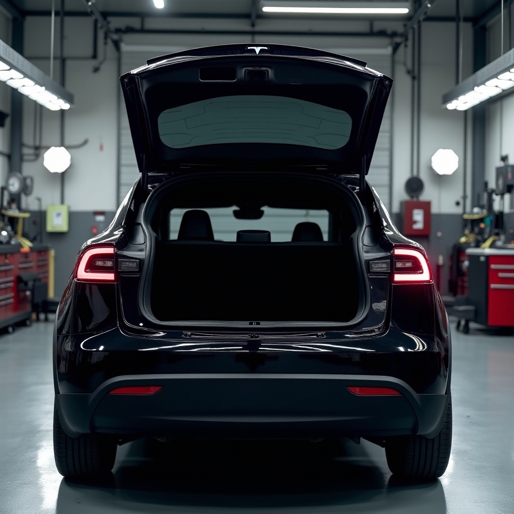 трошкови замене пртљажника Tesla Model Y