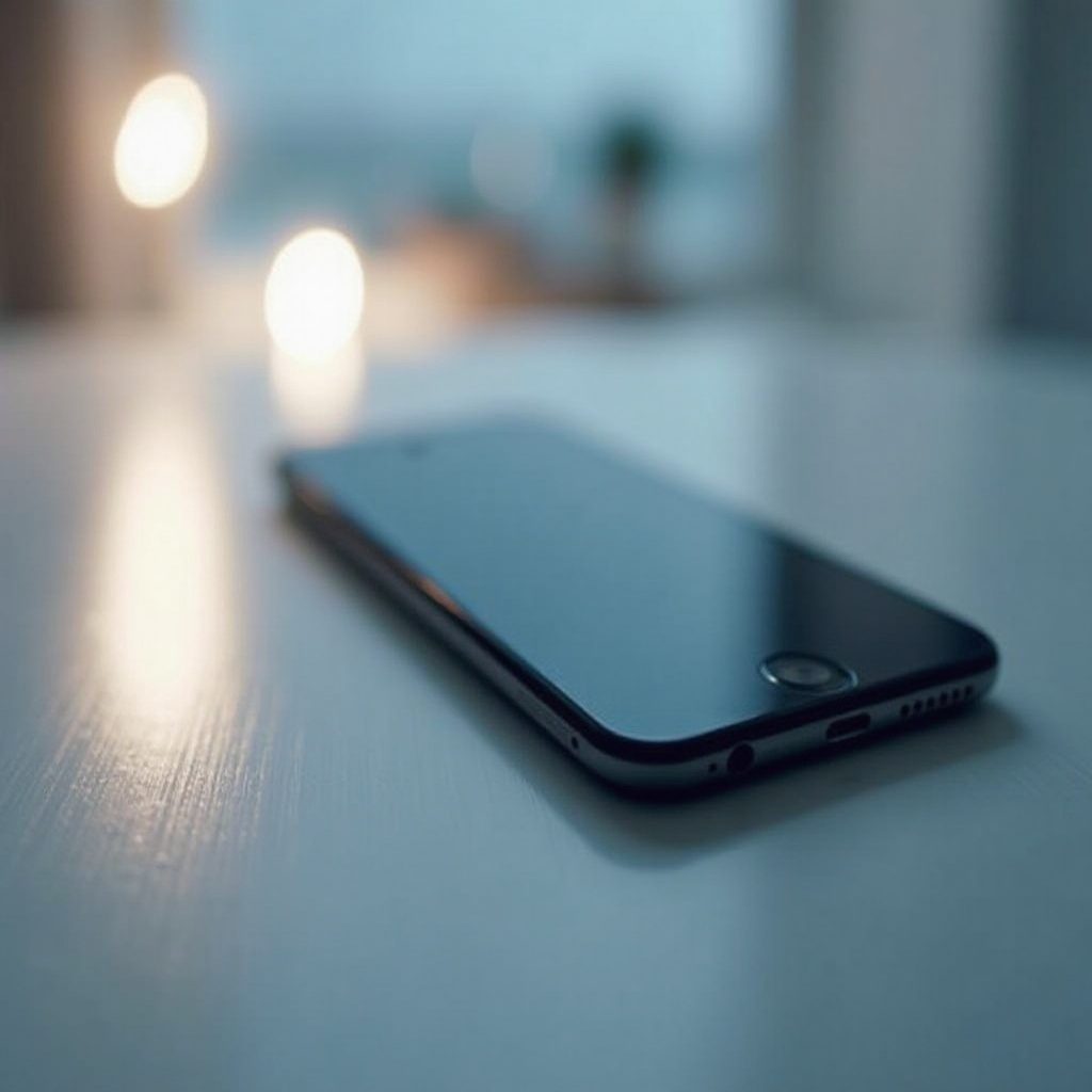 light on phone where is it located