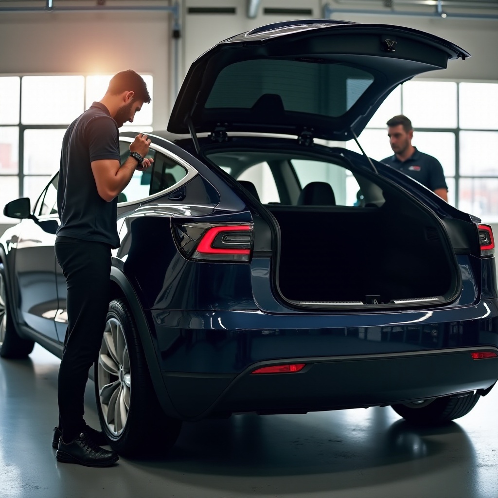 трошкови замене пртљажника Tesla Model Y
