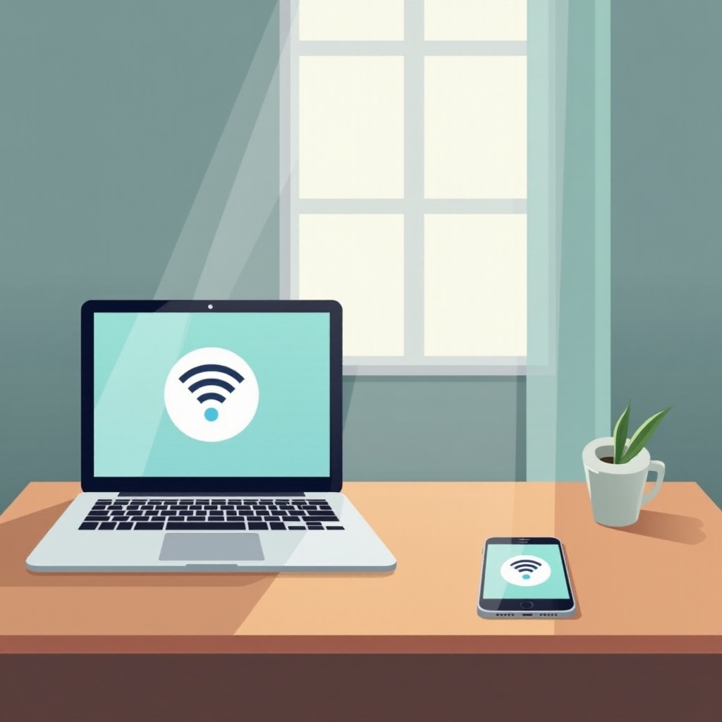 WiFi работи на компютъра, но не и на телефона