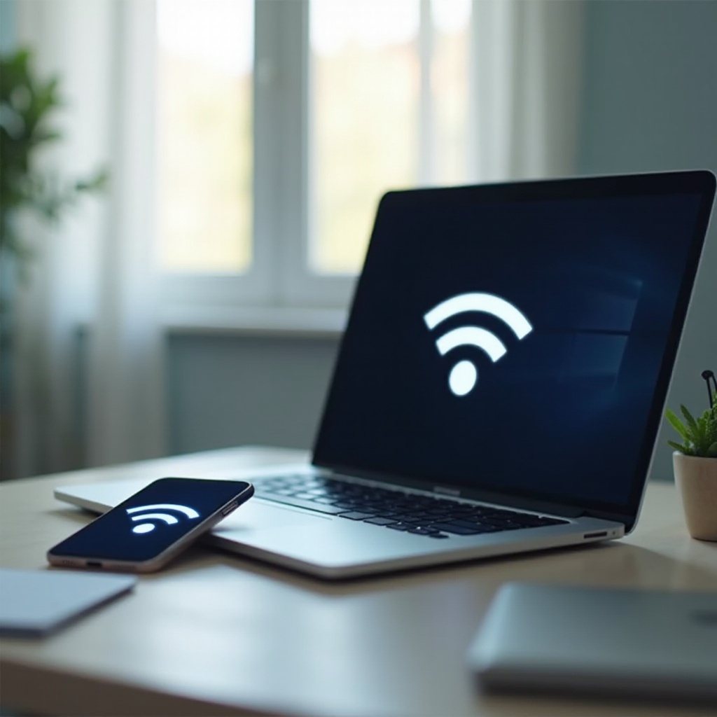 電腦上的wifi可用，但手機上不可用
