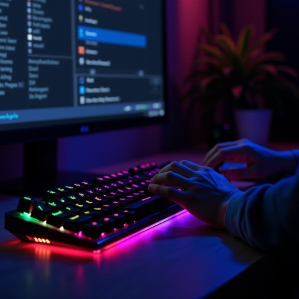 klawiatura Cherry RGB nie chce się wyłączyć