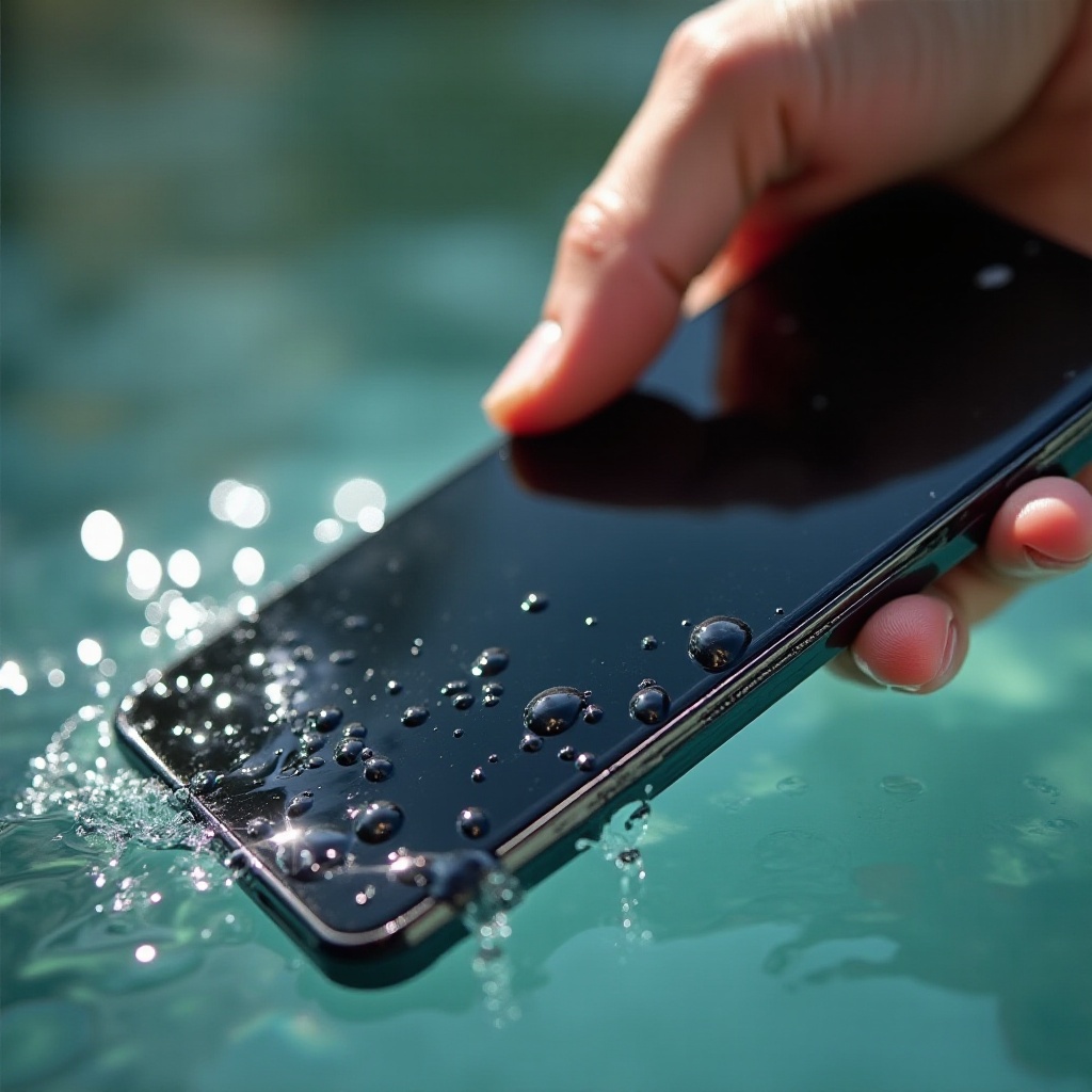 how to fix a phone that dropped in water