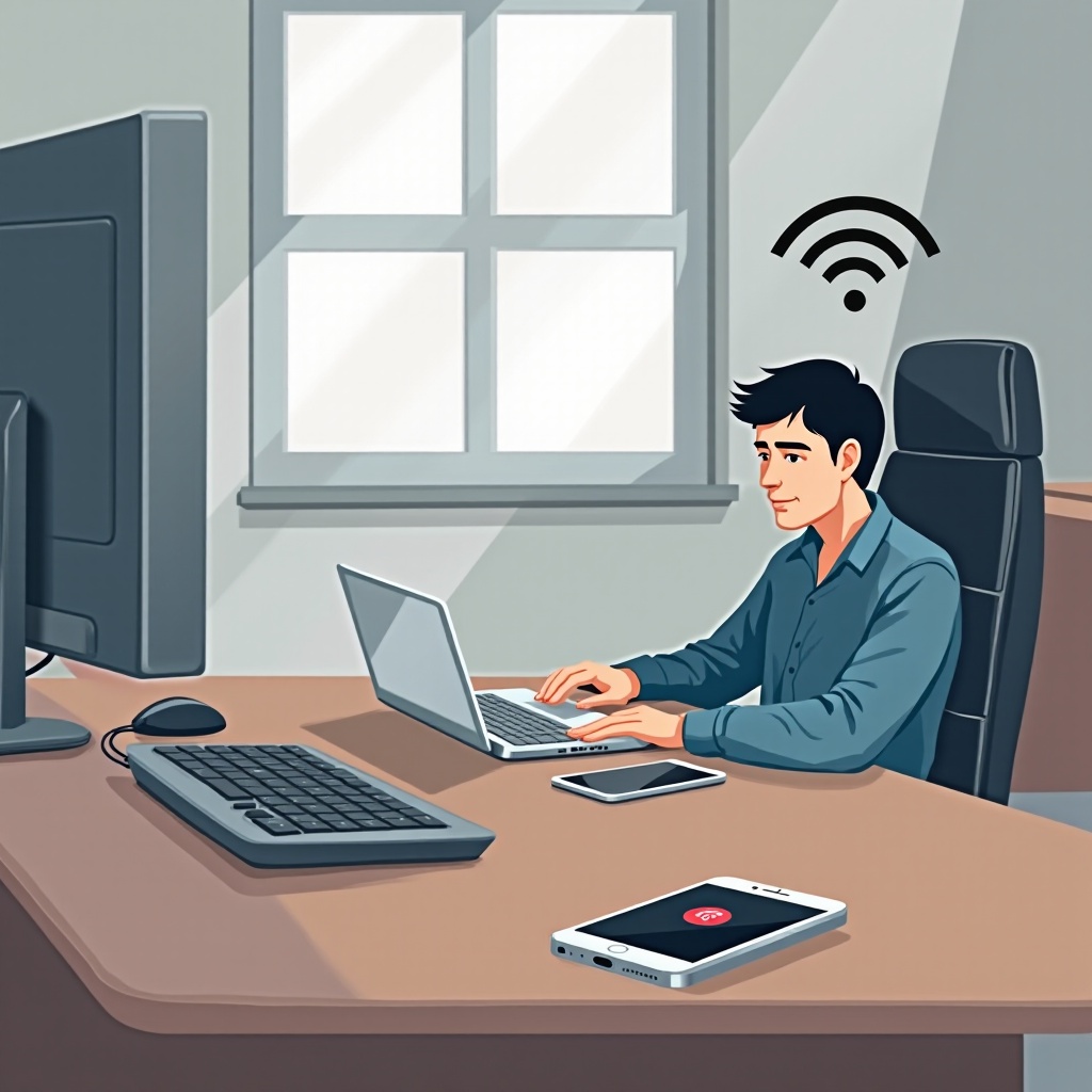 WiFi funguje na počítači, ale ne na telefonu