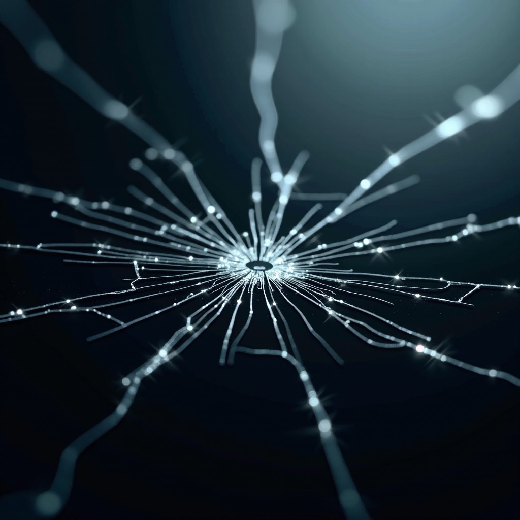 如何修理有條紋的破碎手機螢幕