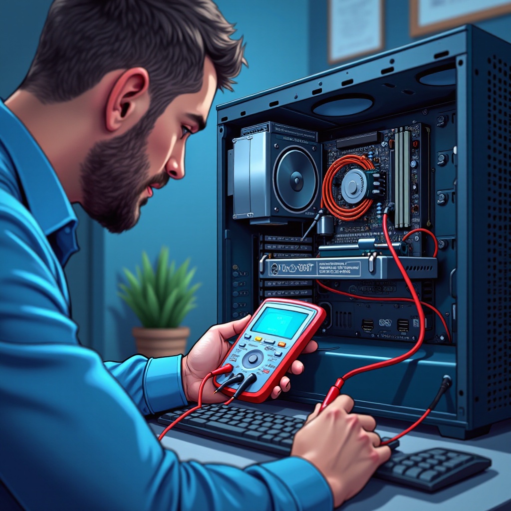 jak otestovat počítačový zdroj