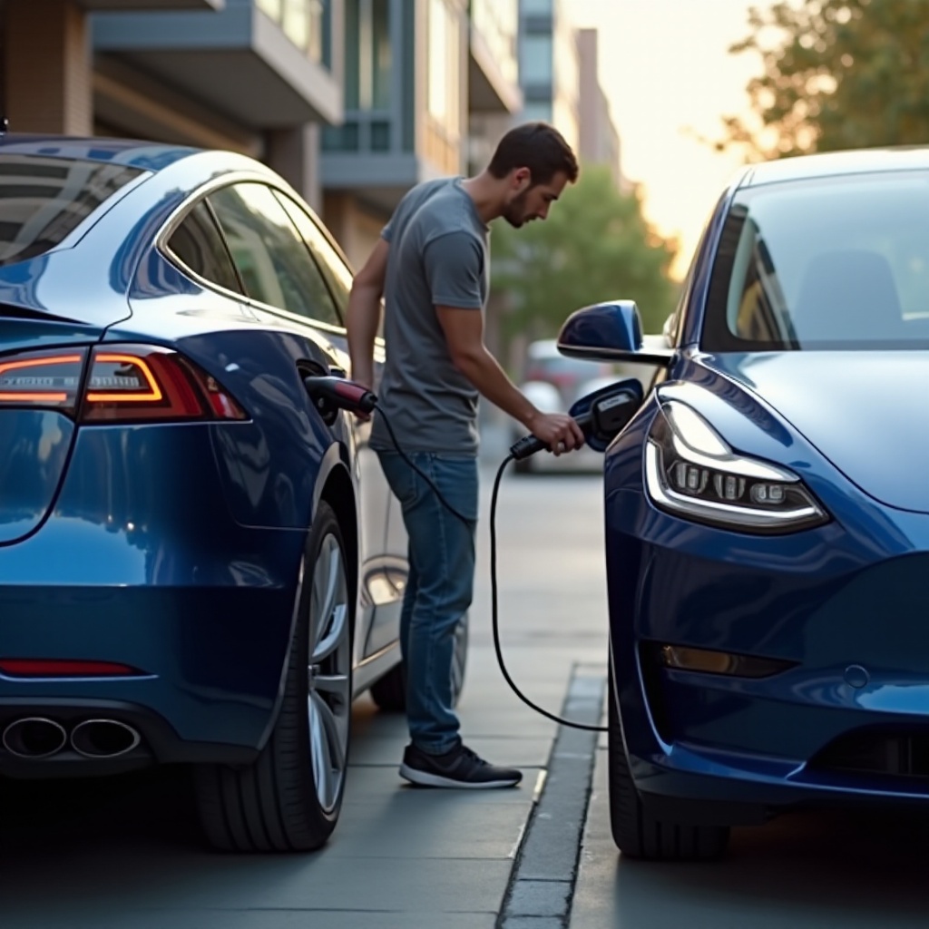 pot să-mi încarc tesla din lightning-ul meu
