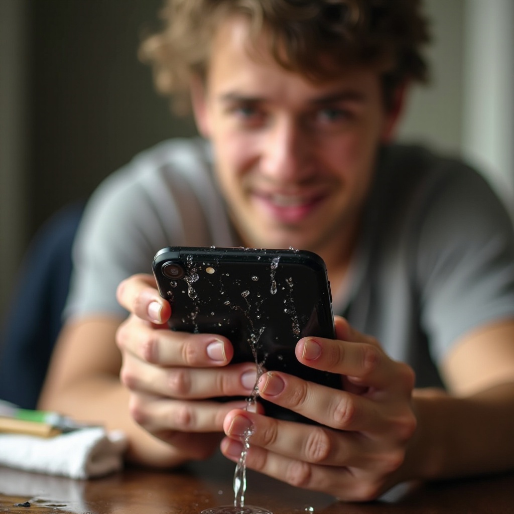 jak opravit telefon, který spadl do vody