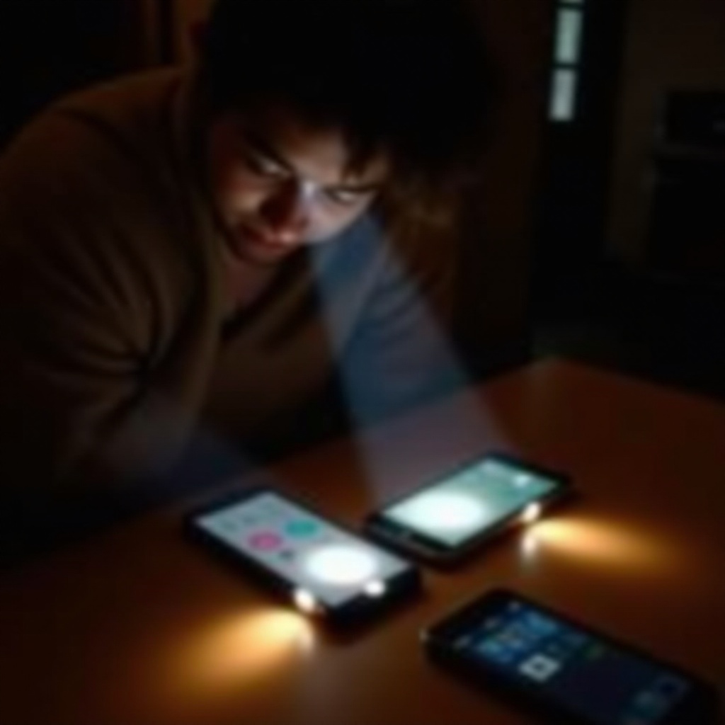 Светло на телефону, где се налази