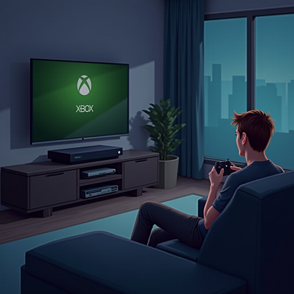 اكس بوكس عالق في شاشة التحميل