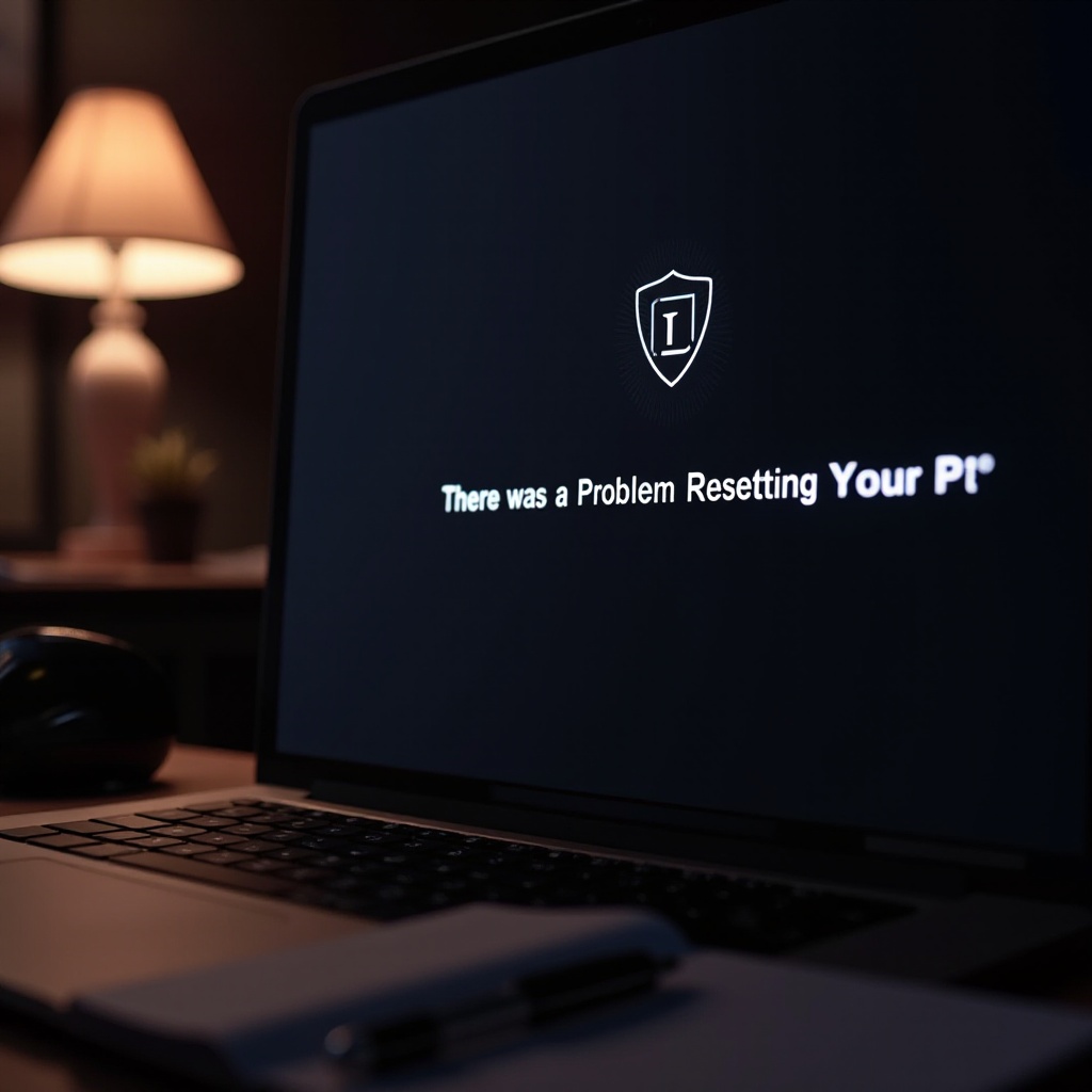 a apărut o problemă la resetarea PC-ului