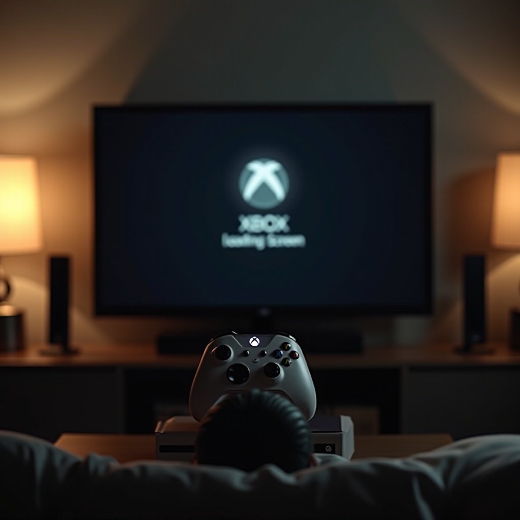 xbox blocat pe ecranul de încărcare