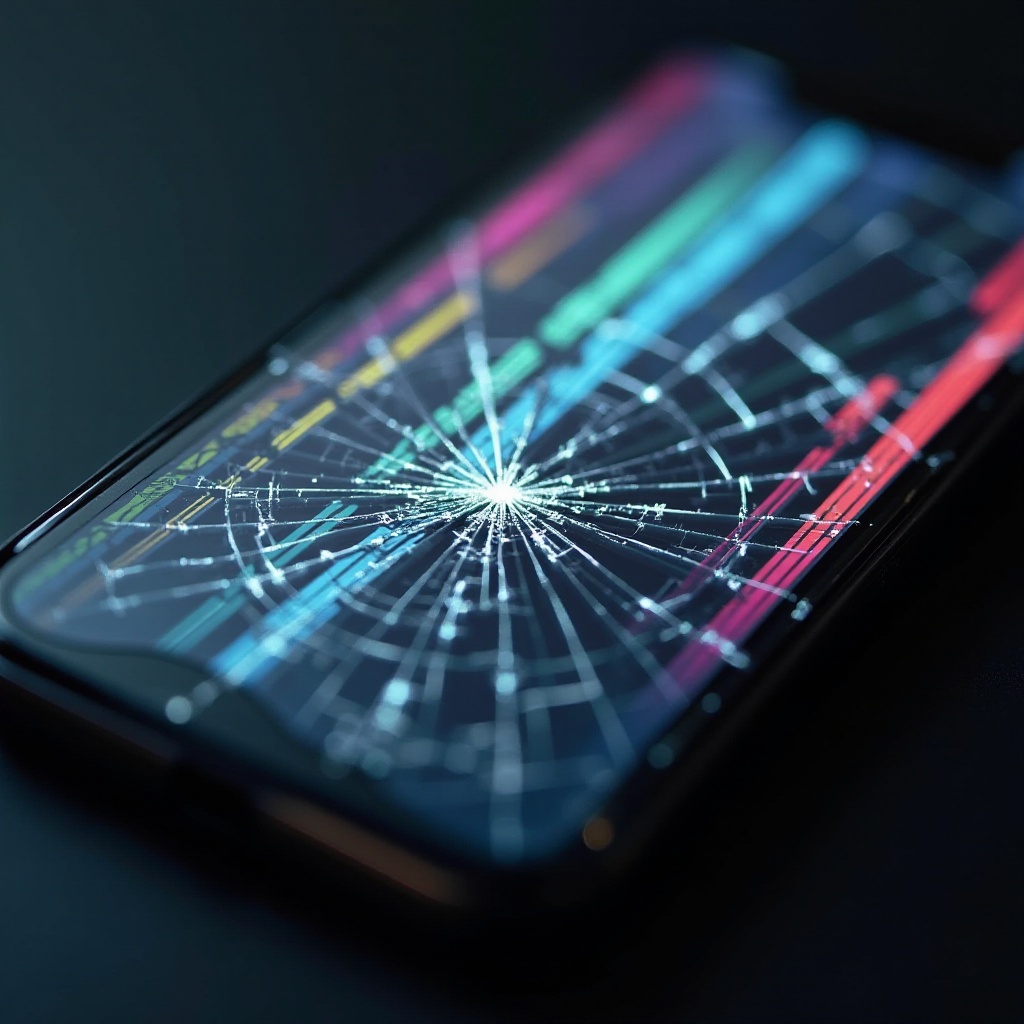 jak opravit rozbitý displej telefonu s čarami