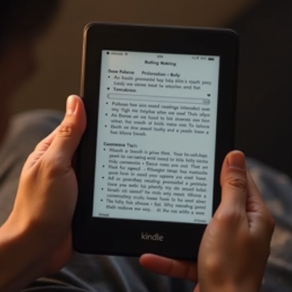 kindle resetovanje brzine čitanja
