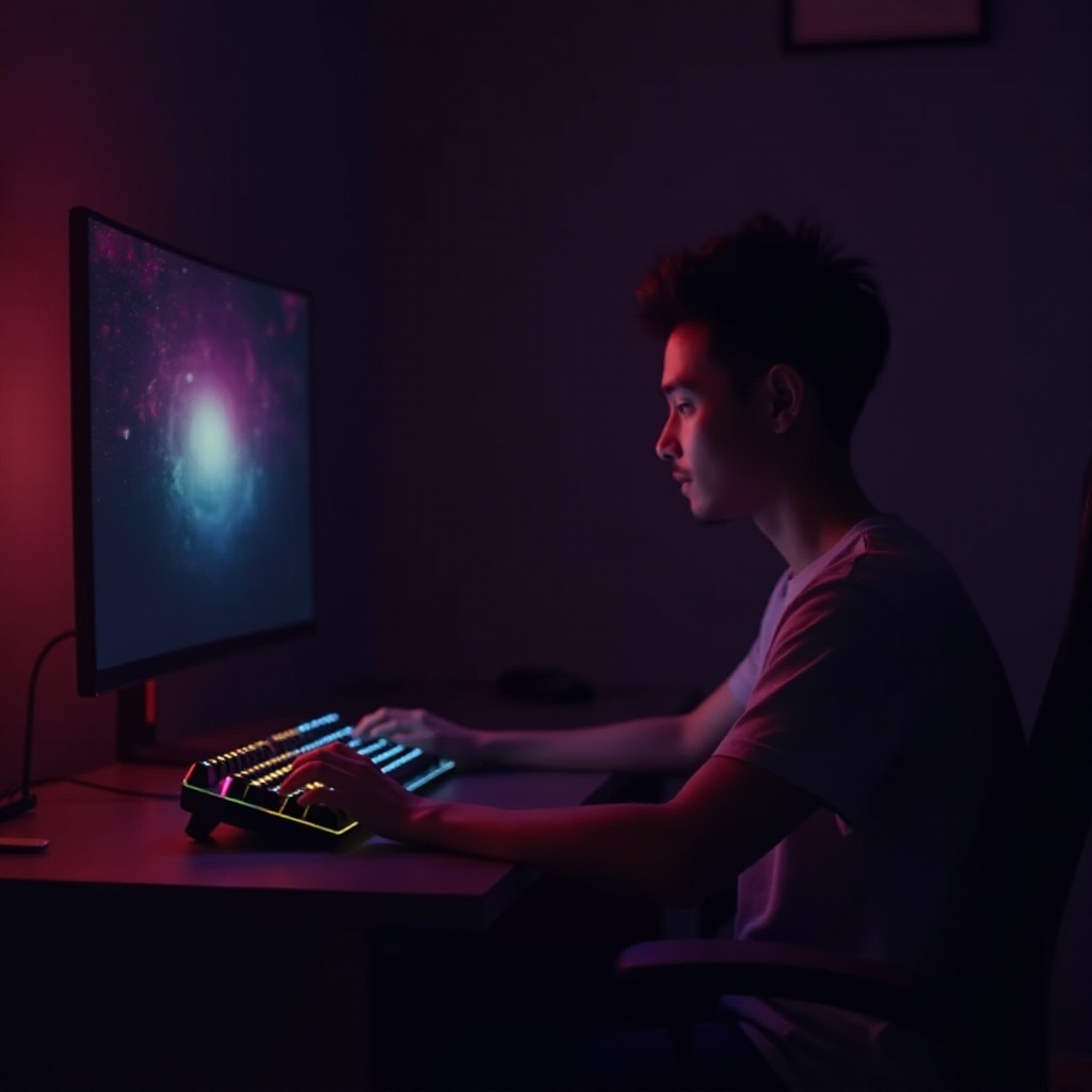 tastatura Cherry RGB nu se stinge