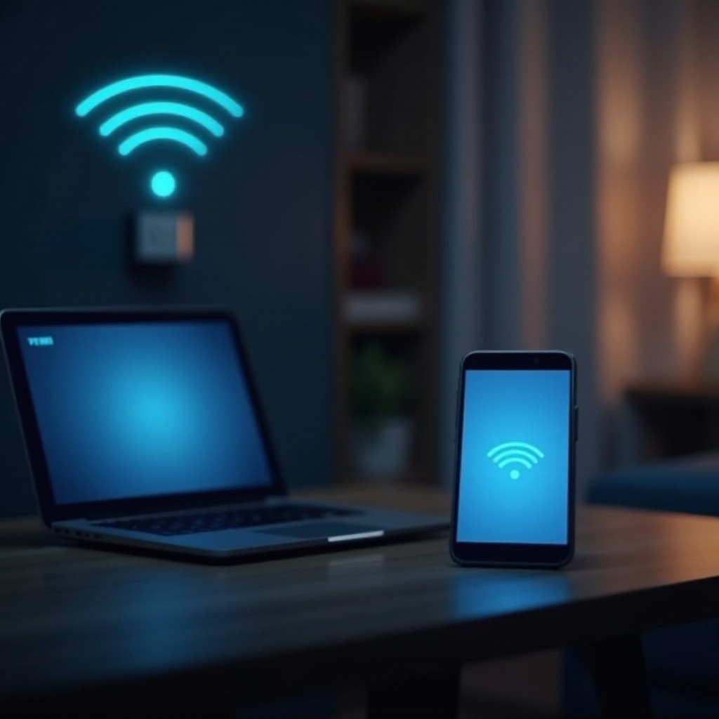 WiFi działa na komputerze, ale nie na telefonie
