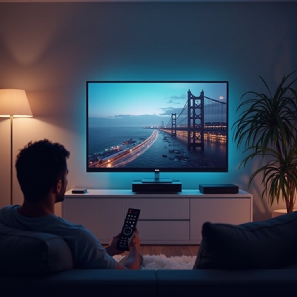 تلفزيون مع HDMI CEC